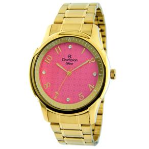 Relógio Feminino Analógico Champion CN26402L - Rosa/Dourado