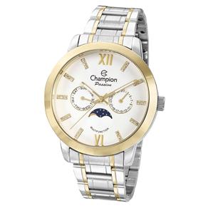 Relógio Feminino Analógico Champion Passion Multifunction CH38253B - Prata/Dourado