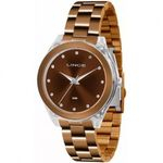 Relogio Feminino Analogico Chocolate Lrb4431p M1mx Lince