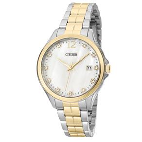 Relógio Feminino Analógico Citizen TZ20397M - Prata + Dourado