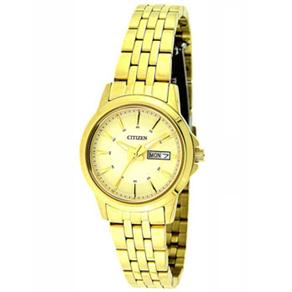 Relógio Feminino Analógico Citizen TZ28422G - Dourado