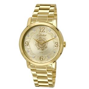 Relógio Feminino Analógico Condor CO2036CN 4X - Dourado