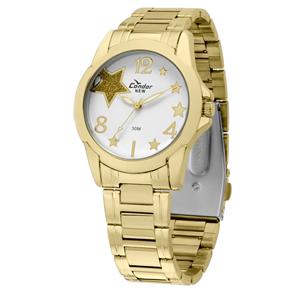 Relógio Feminino Analógico Condor KX862354B - Dourado