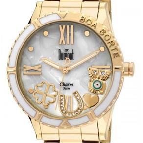 Relógio Feminino Analógico Dumont Charm Sg851114b Dourado