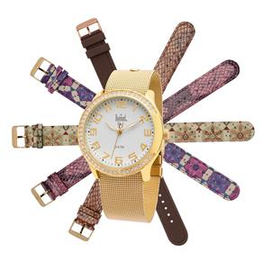 Relógio Feminino Analógico Dumont SK65264/4B - Troca Pulseiras