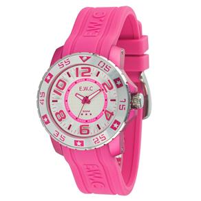 Relógio Feminino Analógico EWC EFT12305-R - Rosa