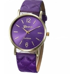 Relógio Feminino Analógico Geneva Ultra Fino Roxo