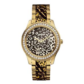 Relógio Feminino Analógico Guess 92538LPGSDA1 - Dourado Animal Print