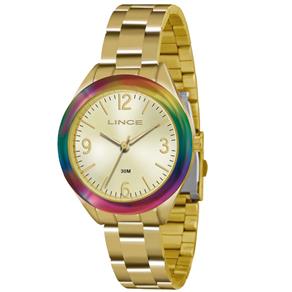 Relógio Feminino Analógico Lince LRG4326L C2KX - Dourado