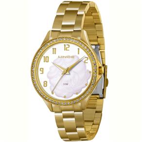 Relógio Feminino Analógico Lince LRG4283L BRKX - Dourado