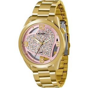 Relogio Feminino Analogico Lince - Lrgk039l R2kx - Dourado