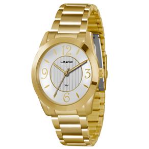 Relógio Feminino Analógico Lince Pulseira em Aço 30M LRGK040L S2KX - Dourado