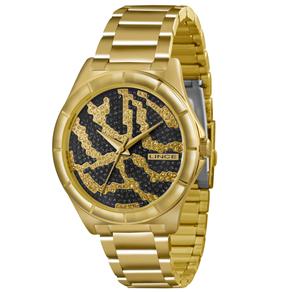 Relógio Feminino Analógico Lince Pulseira em Aço 30M LRGK042L PKKX - Dourado