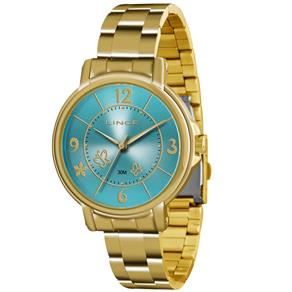 Relógio Feminino Analógico Lince Pulseira em Aço 3ATM LRG4320L A2KX - Dourado