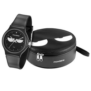 Relógio Feminino Analógico Mondaine 46104L0MENP1KZ com Estojo - Preto