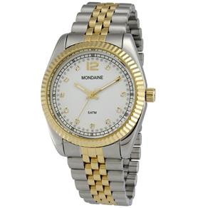 Relógio Feminino Analógico Mondaine 94256LPMTBS34 - Prata/Dourado