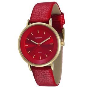 Relógio Feminino Analógico Mondaine Cor e Estilo 94709LPMEDH1 - Vermelho