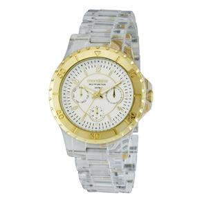 Relógio Feminino Analógico Mondaine Sport Glamour 94384LPMGDP1 – Transparente