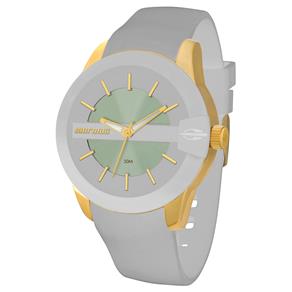 Relógio Feminino Analógico Mormaii MO2035AQ/8B - Branco/Verde