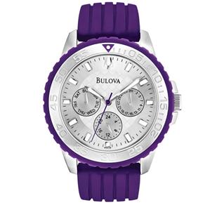 Relógio Feminino Analógico Multifunção Bulova WB31756L - Lilás