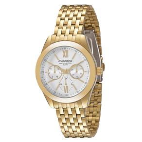 Relógio Feminino Analógico Multifunção Mondaine 94603LPMGDS1 - Dourado