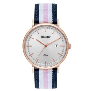 Relógio Feminino Analógico Orient FRSN1001S1DR - Azul/Branco