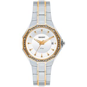 Relógio Feminino Analógico Orient FTSS1050 S1SK - Prata/Dourado