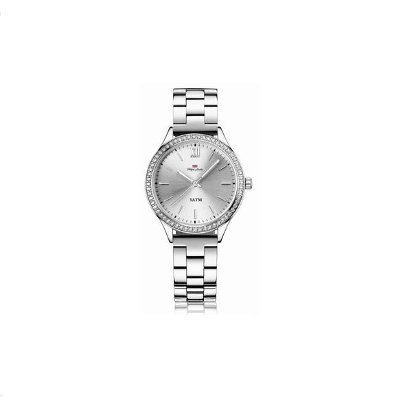 Relogio Feminino Analógico Prata com Swarovski PL81012123F - Philiph London