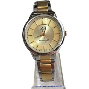 Relogio Feminino Analogico Prata Dourado Q&q Qq By Citizen