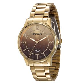 Relógio Feminino Analógico Seculus 28477LPSGDA1 - Dourado