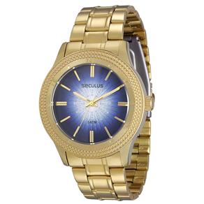 Relógio Feminino Analógico Seculus 28422LPSVDS1 - Dourado