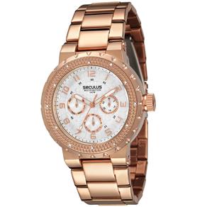 Relógio Feminino Analógico Seculus Multifunction 28298LPSGRS2 - Rose