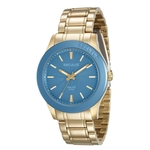 Relógio Feminino Analógico Seculus, Pulseira em Aço Dourado, Resistência à água 50 M - 28744LPSVDA1