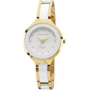 Relógio Feminino Analógico Technos 2035LYW/4B - Dourado/Branco