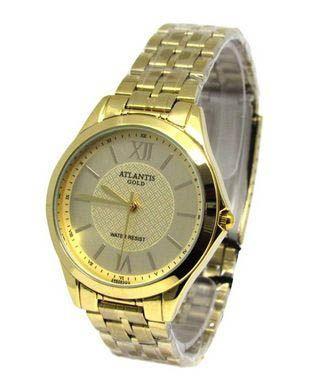 Relogio Feminino Atlantis Dourado G3465