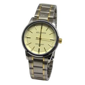 Relogio Feminino Atlantis G3398 Misto Fundo Dourado