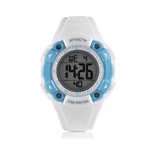 Relógio Feminino Atrio Iridium Branco/Azul - Es098