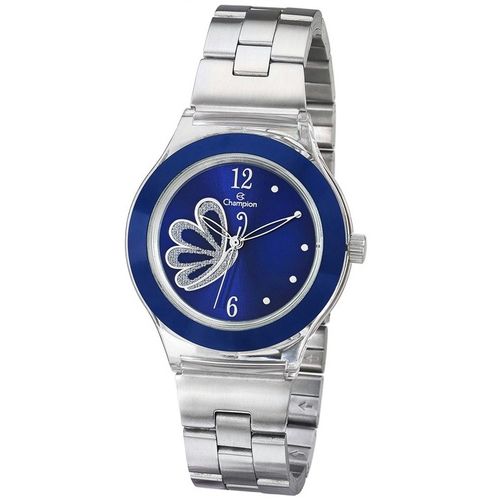 Relógio Feminino Azul Aço Champion CP28355A