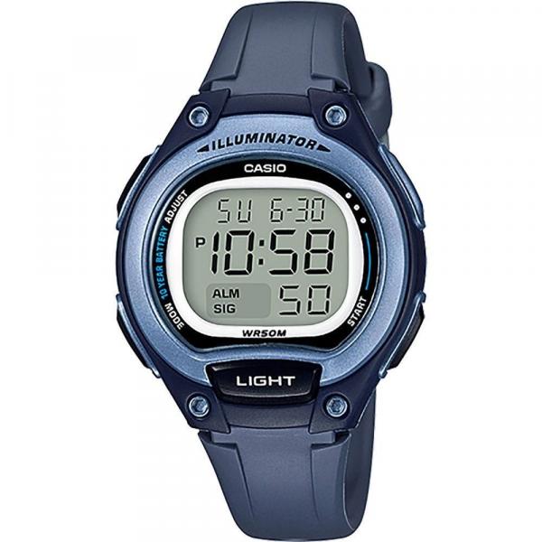 Relogio Feminino Azul Casio Digital LW-203-2AVDF