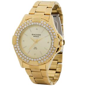 Relógio Feminino Backer 3342145F CH Munich Dourado