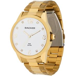 Relógio Feminino Backer 3269145F BR Bremen Dourado