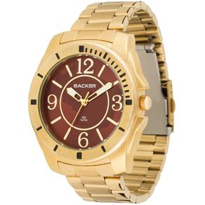 Relógio Feminino Backer 3337145F MR Bremen Dourado