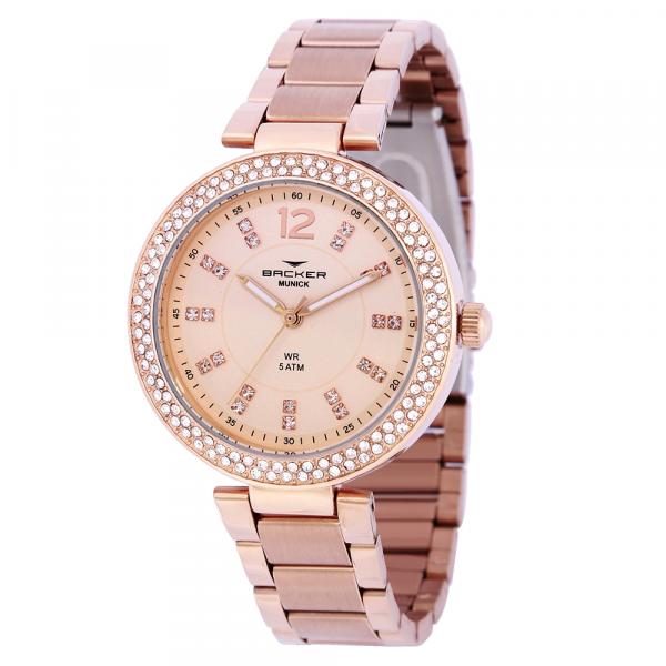 Relógio Feminino Backer 3996113F - Rosê