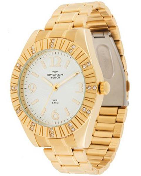 Relógio Feminino Backer Munich Dourado 3936145fbr