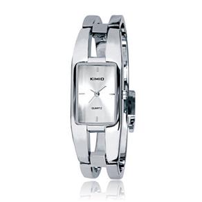 Relógio Feminino Bracelete Retangular Kimio - Branco