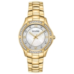 Relógio Feminino Bulova Classic Aço Dourado 98L256