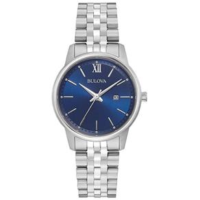 Relógio Feminino Bulova Classico Bracelet Azul 96M155