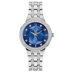 Relógio Feminino Bulova Crystals Aço Prata 96L276