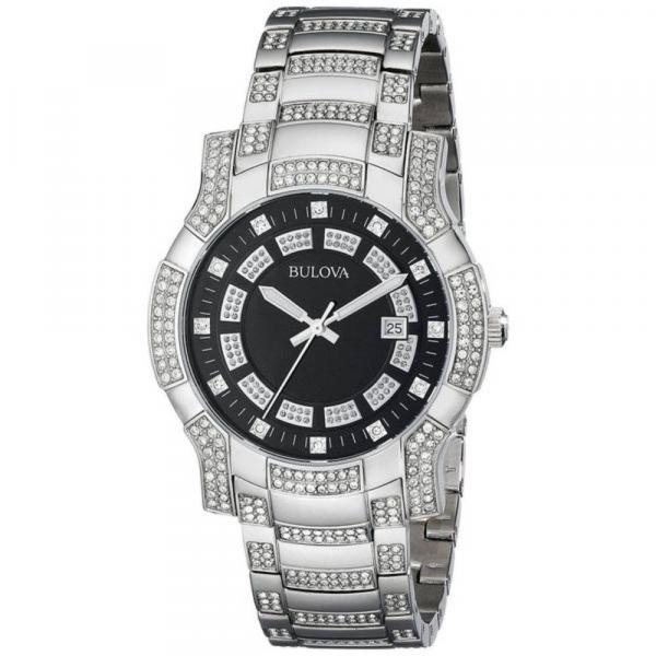 Relógio Feminino Bulova Date Crystal - Modelo 96B176 a Prova D Água