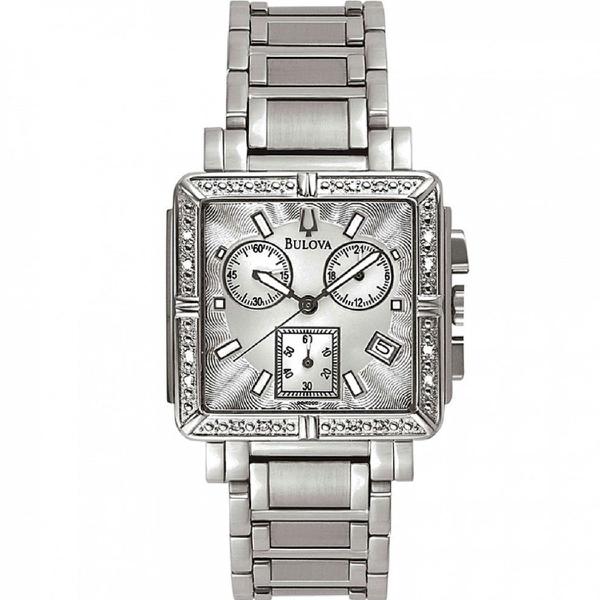 Relógio Feminino Bulova Diamond WB27010Q